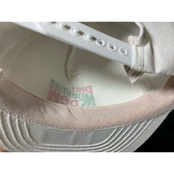 Vintage White Diet Mountain Dew Hat SnapBack Stylemaster Cap Made In USA Mt. Dew - Picture 7 of 11